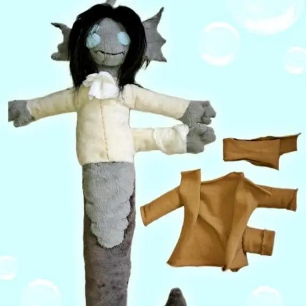 Sebastian Solace Plush Doll Ornament Snake Plush Cute Cartoon Style Children Rag Bedroom Toys Soft Collection Boy Birthday Gift