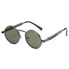 Metal Vintage Punk Style Sunglasses Men Retro Round Y2K Cyberpunk Women Sun Glasses Fashion Eyewear  Mujer UV400