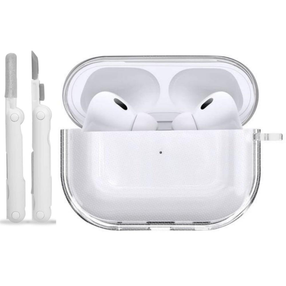 for AirPods Pro 3 Clear Case Cover Soft TPU Protective Case Shockproof Skin Cover Accessories For AirPods Pro 3 with Cleaner Pen for AirPods Pro 3