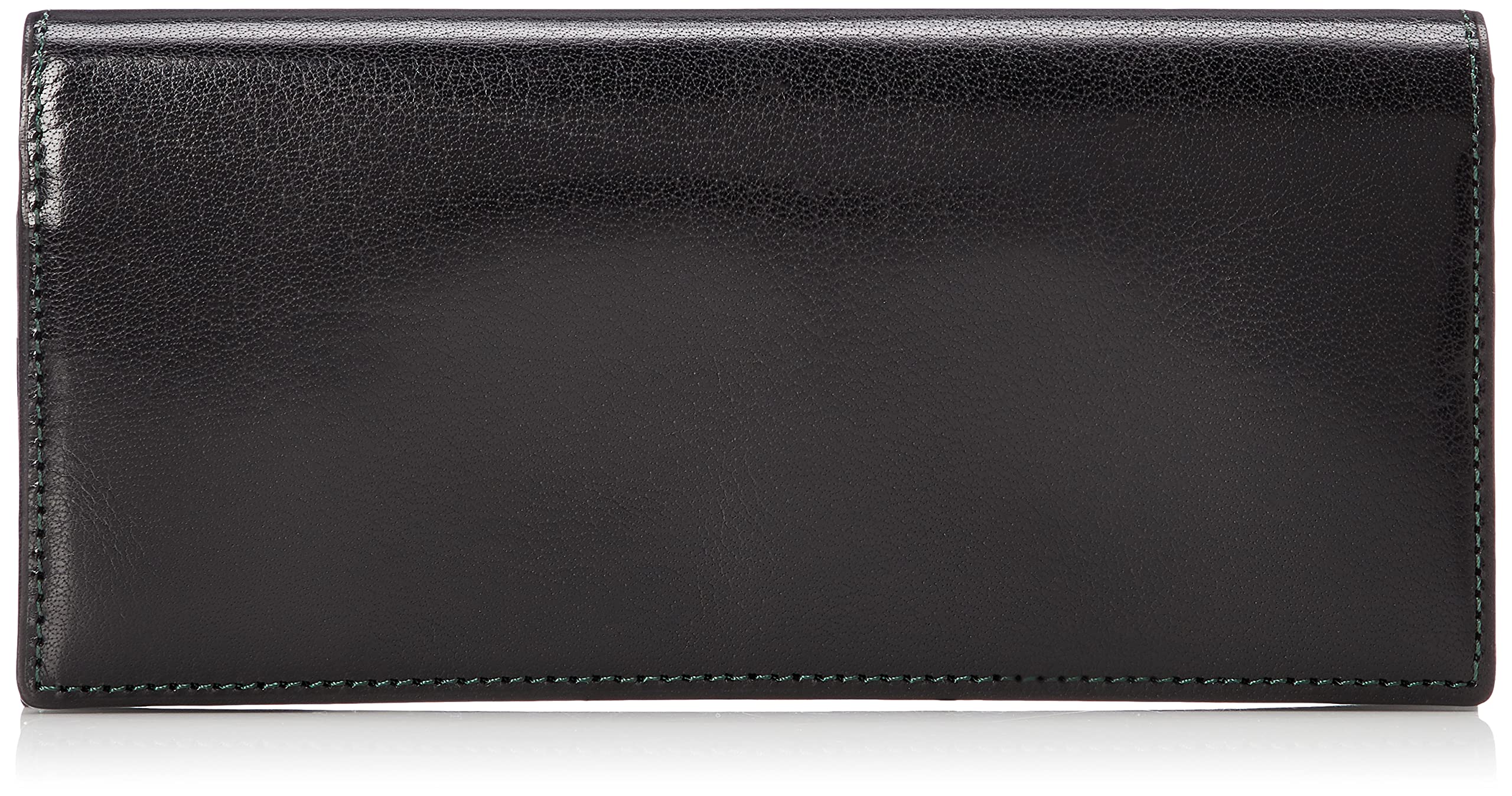 

Long Wallet Buffalo Leather NH0810 Stitch 15301 [Kitamura] Men s Black/Green [Black]