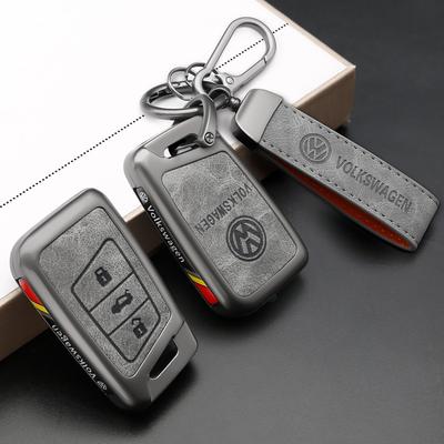 T26Leather Car Smart Remote Key Case Cover Protection Shell For VW Magotan Magotan GTE Passat B6 B7 B8 CC Arteon