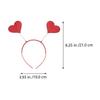 9Pcs Adorable Valentine's Day Head Hoops Girls Heart Shape Headbands Hair Hoops