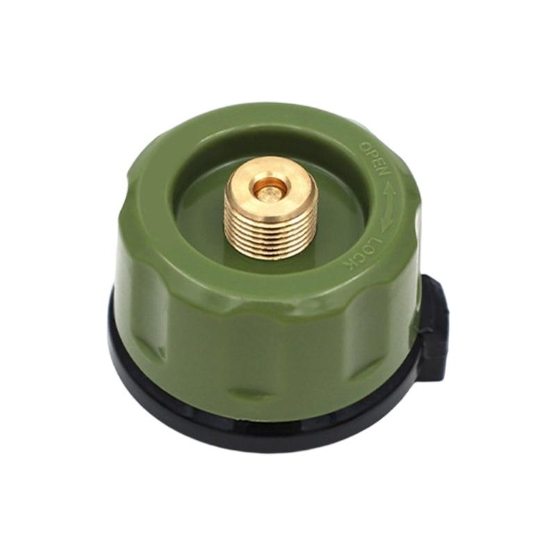 Quickly Connect Gas Canister Adapter For Outdoor Stove Leak Proof Universals High Pressures Gas Adapter