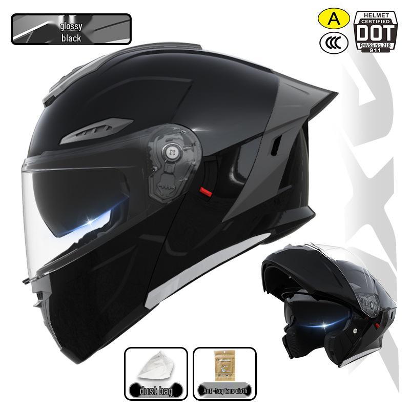 

3C/DOT Certified Winter All-Season Motorcycle Helmet for Men & Women - Electric Vehicle & Safety Half Helmet XL [60-62]