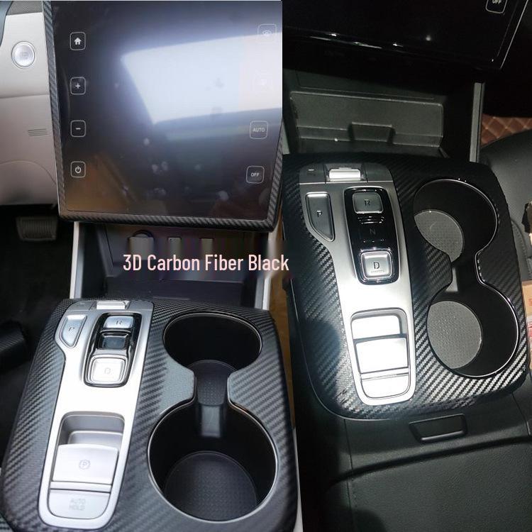 2021 Hyundai Tucson Carbon Fiber Interior Gear Shift Decoration Stickers