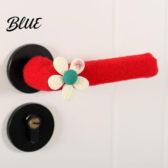 Protective Sleeves for Table Legs Knitted Doorknob Covers, Thick Anti‑Slip Furniture Feet Protector Sleeves, Door Handle Silent Leg Protectors