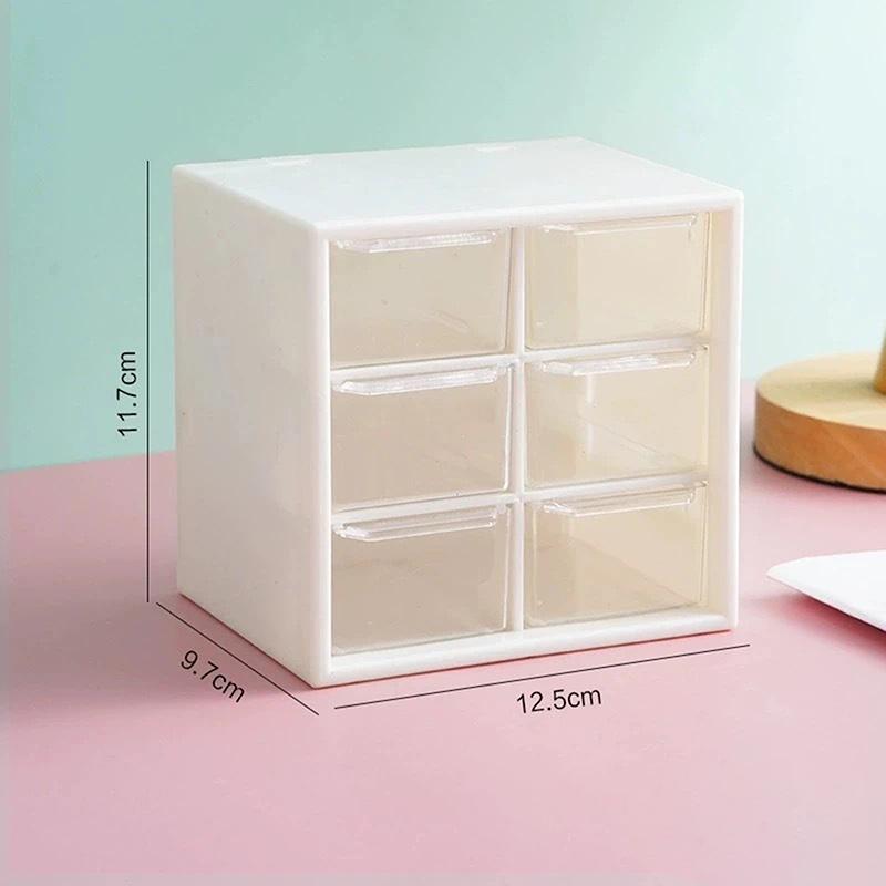 

Transparent Storage Drawers Plastic Earring Jewelry Organizer Drawers Boxes Mini Drawer Desktop Organizer Stationery Storage