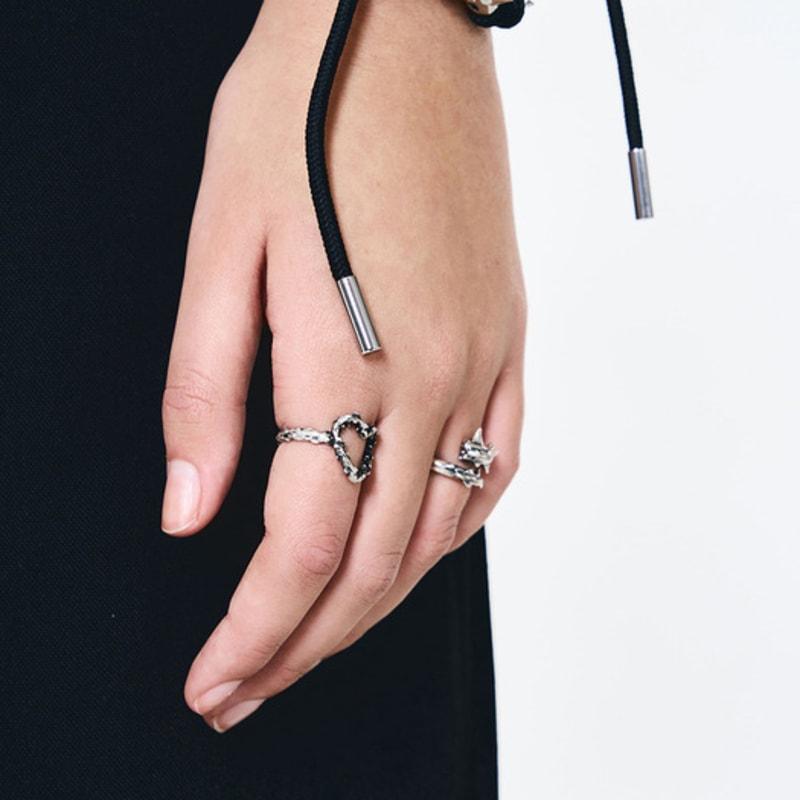 SENTIMENTS NO.631 [ANTIQUE 925 SILVER] RING