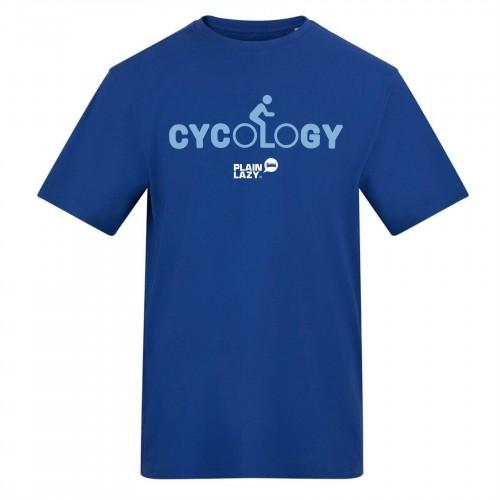 Plain Lazy Mens Cycology Printed T-Shirt