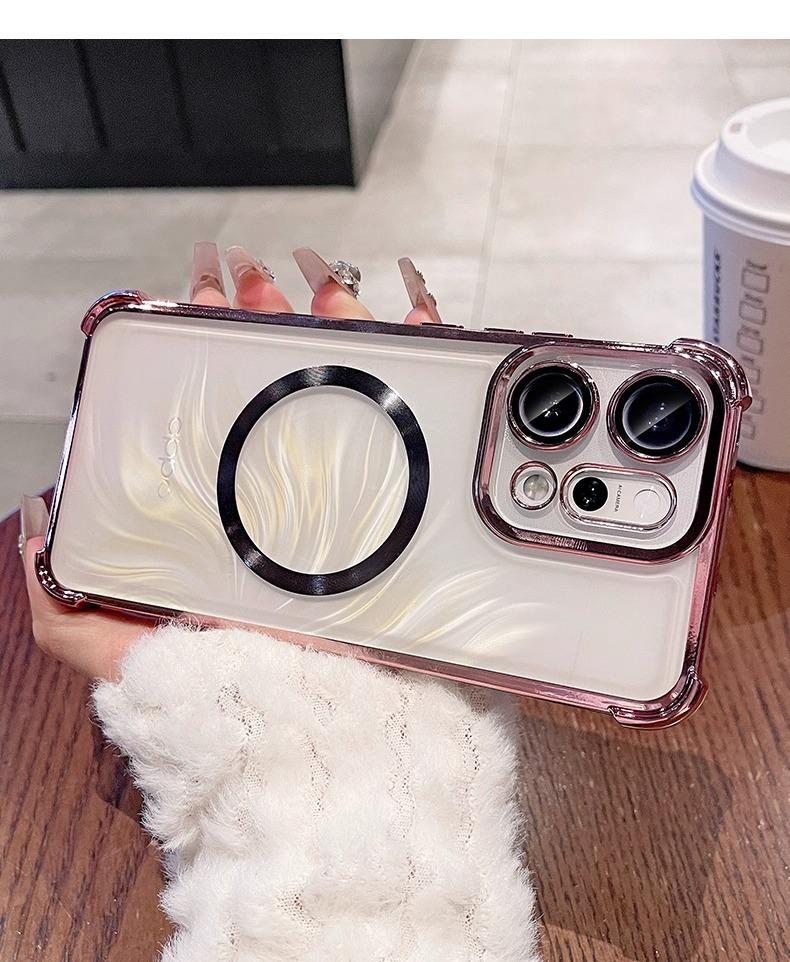 CD pattern OPPO Reno11Pro mobile phone case lens film Reno11 airbag Reno11F protective cover transparent