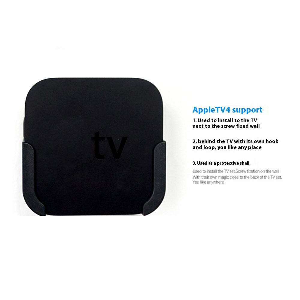 For Apple TV 4 Wall Mount Bracket Plastic Holder Stand