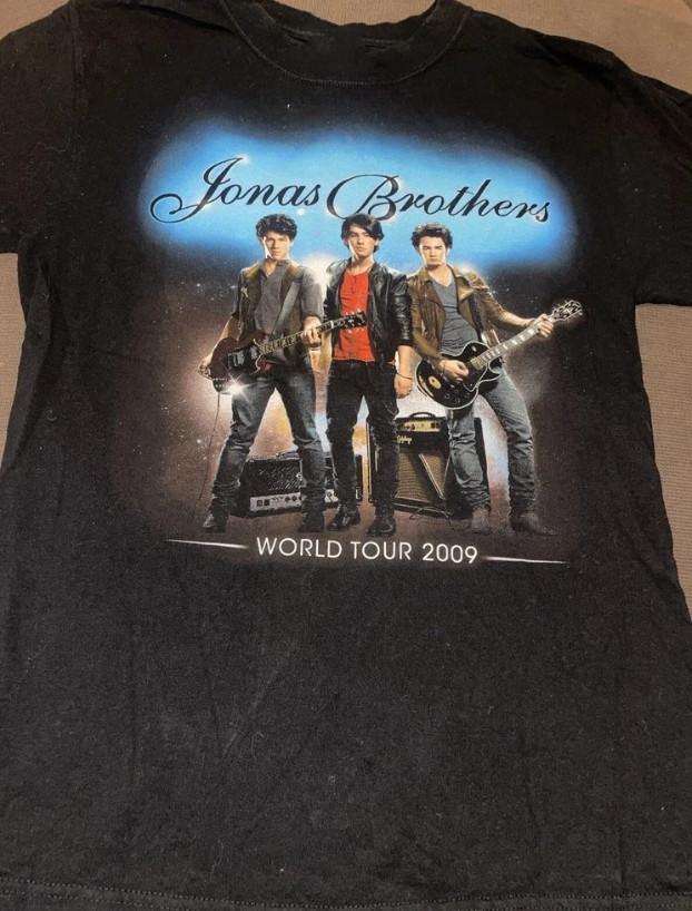Vintage 2009 Vintage Jonas Brothers World Tour T-shirt, S-4XL