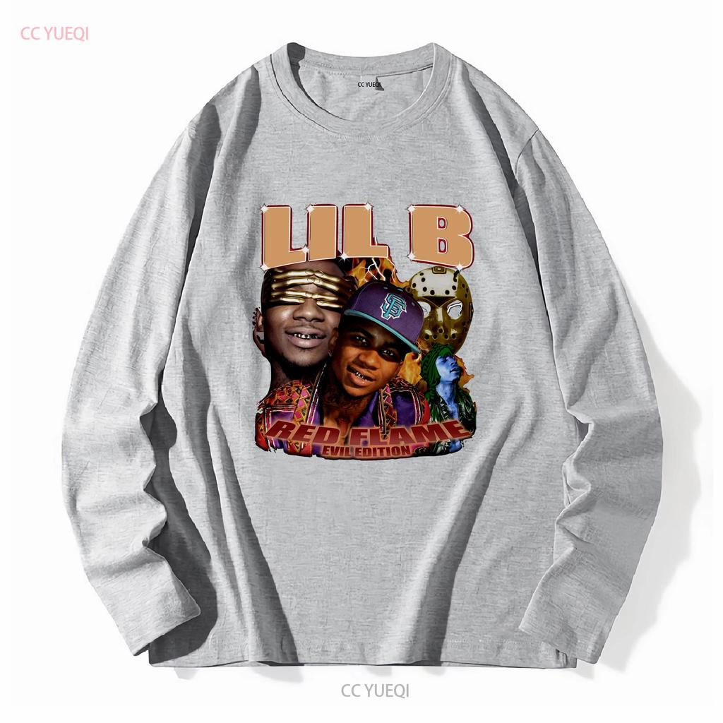 Lil B American Rapper Classic T Shirt long or short sleeves vintage Washed Stylish homme Stretched Versatile Unisex Soft