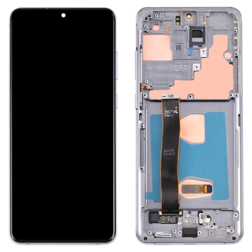 For Samsung Galaxy S20 Ultra 5G G988 Grade C OLED Screen and Digitizer Assembly+Frame (Without Logo)