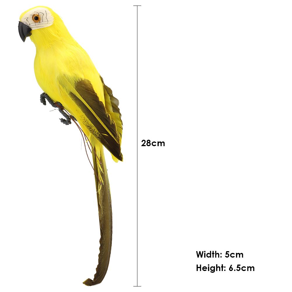 1/2pcs/Pack Cute Artificial Bird Home Table Garden Decoration Ornament Gift for Friend Cute Mini Foam Feather Bird Sparrow Tit