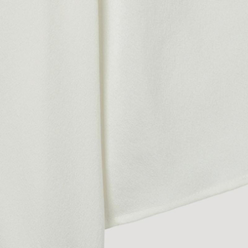 Shesmiss Satin Textured Round Neck Blouse Swwblp22070 Cr