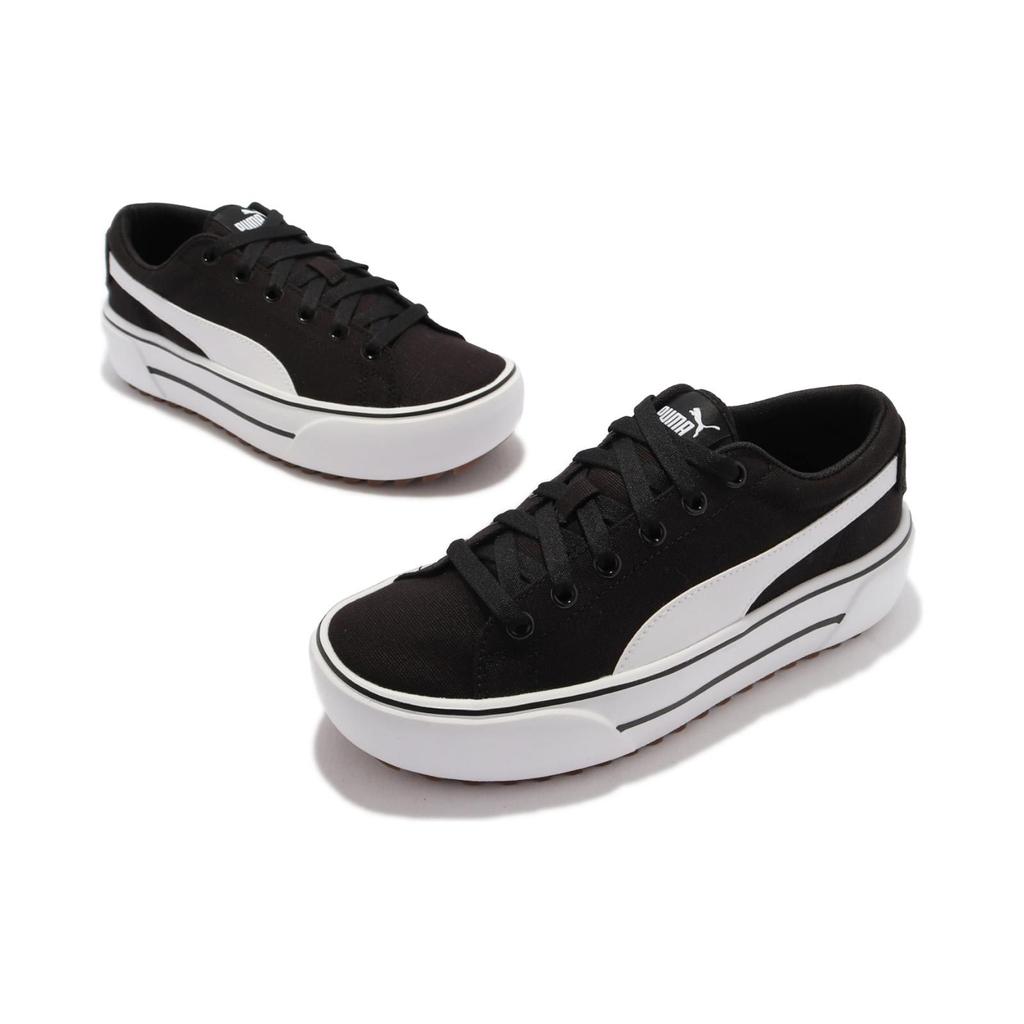 Puma Kaia Platform Black White Women Sneakers Gum 383804-02