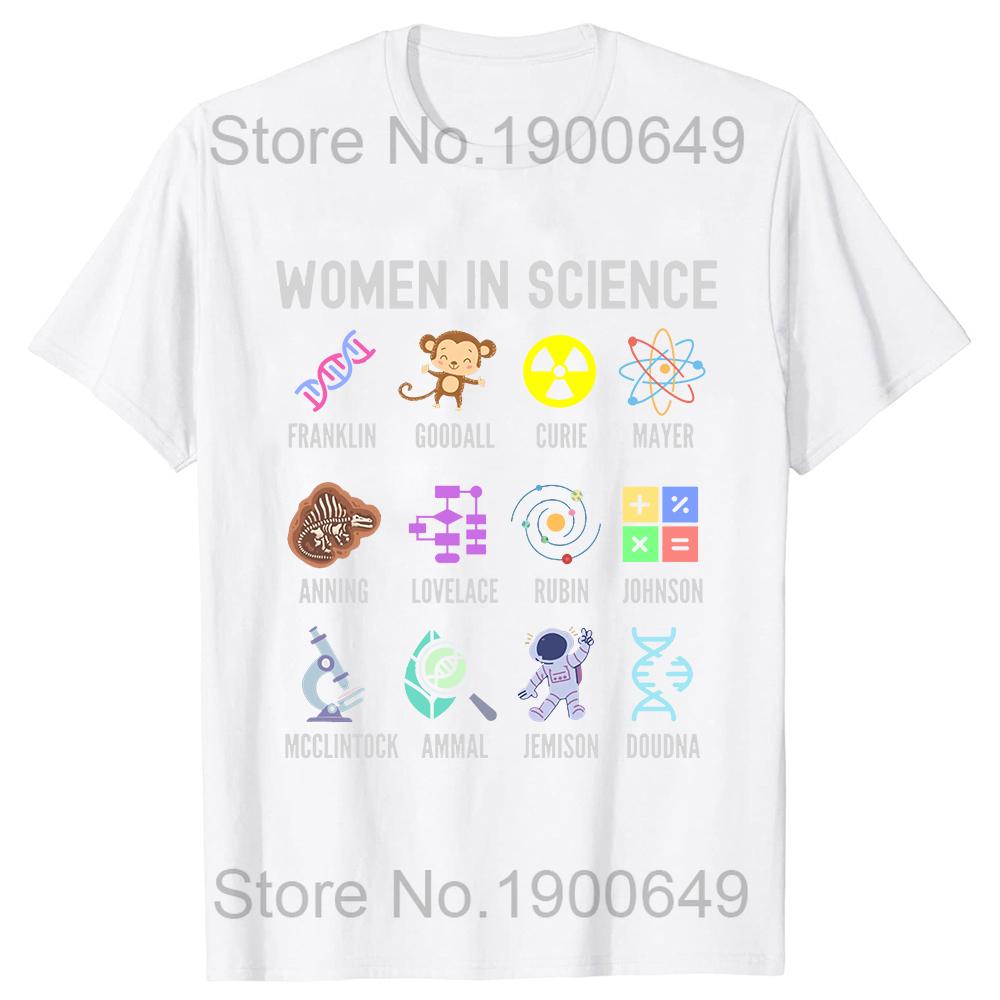 

Women In Science Teacher T Shirts Summer Style Graphic Cotton Streetwear Short Sleeve Birthday Gifts Tshirt Mens Clothing S