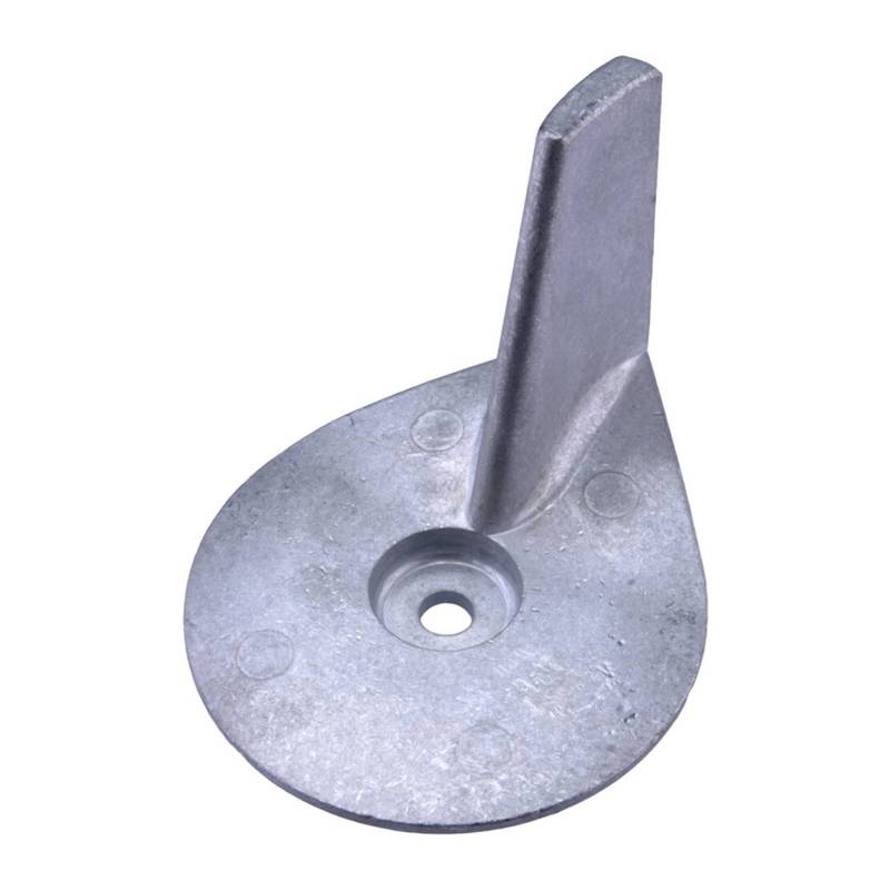 822157T2 Анод трим-планки лодочного мотора Подходит для Mariner 25-50 2-тактный 4-тактный Серебряный сплав цинка