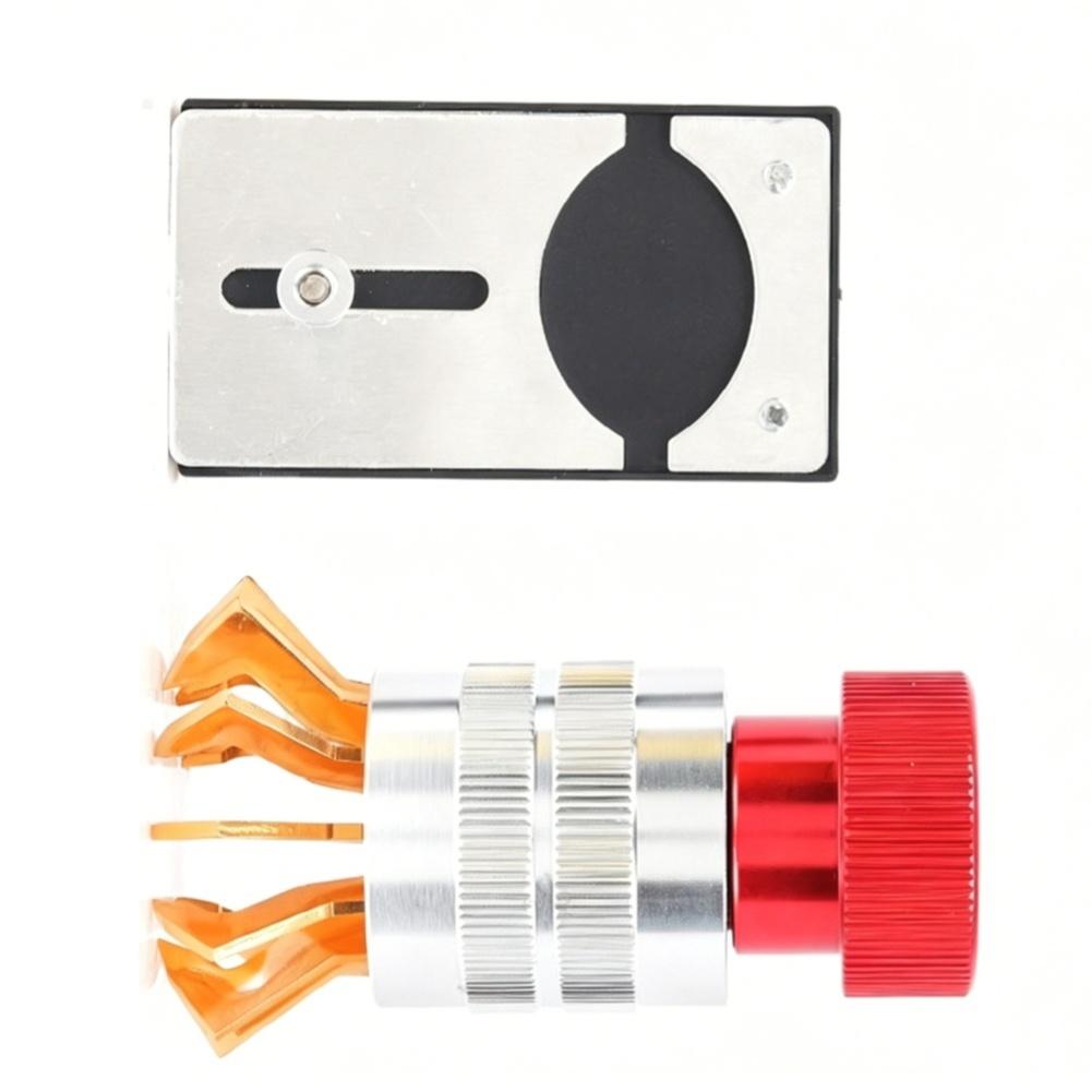 Remover Tool for Watch Faces with Adjustable Retractable Jaw 12 Mm To 35 Mm Non Slip Handle Metal Plastic Build