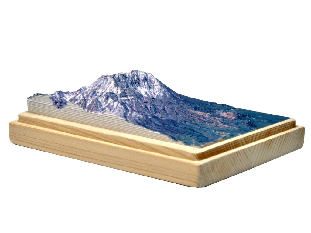 Kamitake "Mt. Oyama (Spring) 1/50,000 scale" (kit)