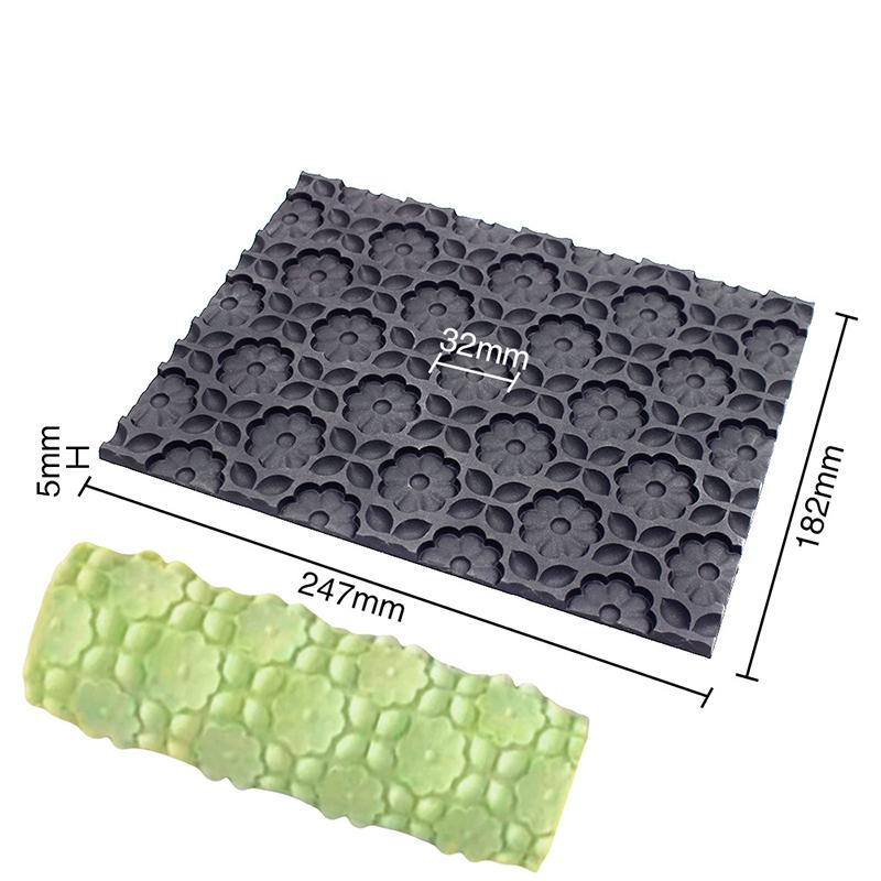 Resuable Cake Texture Silicone Baking Mold Non-stick Pastry Swiss Roll Chocolate Ice Cream Decorative Tools Gadgets Accessories