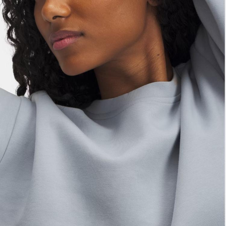 Under Armour Unstoppable Fleece Comfortable Soft Casual Versatile Solid Color Sweatshirt Women tops Gray 1387883-465