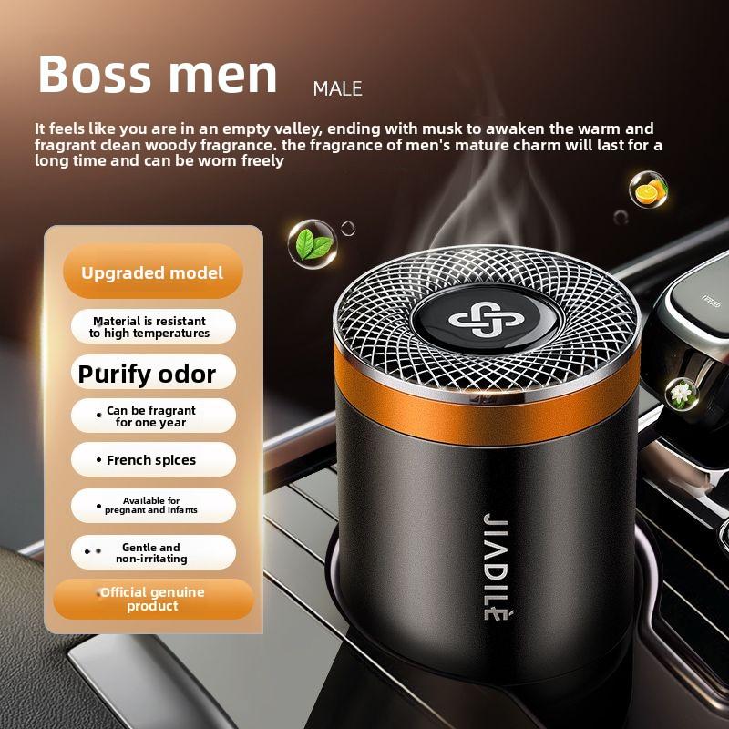 Car Aromatherapy for Men, High-End Car Odor Removal Solid Fragrance, Long-Lasting Car Perfume Ornament