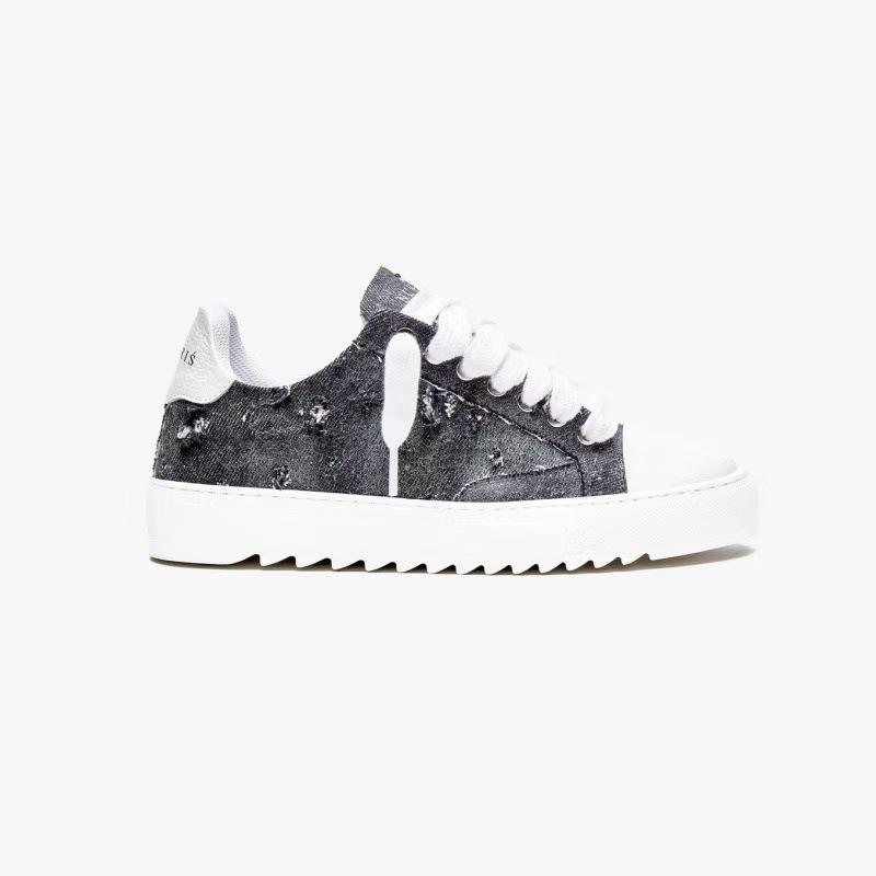 Sapatos Casuais Europeus e Americanos Sapatos de Lona Pintados à Mão Masculinos Tendência da Moda Sapatos Personalizados tipo Pão