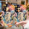 Phone Case: 2D flat, suitable for Samsung Galaxy A34 A35 M05 M06 S20 S22 S21 FE Plus 5G protective case, featuring a space astronaut, perfect Christma
