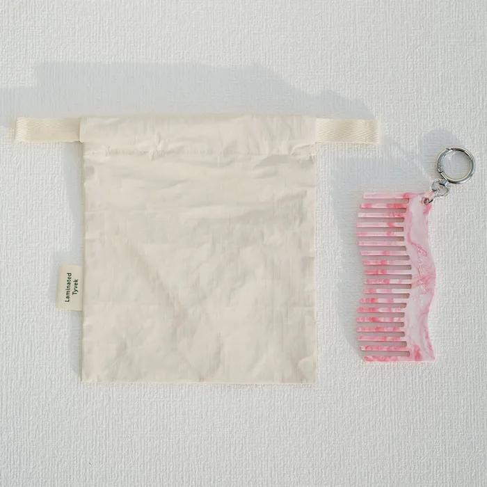 Recycled Wave Comb Mini Pink