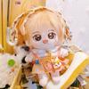 20cm Frizzy Cotton Plush Doll with Changeable Clothes - Cute Girl Gift