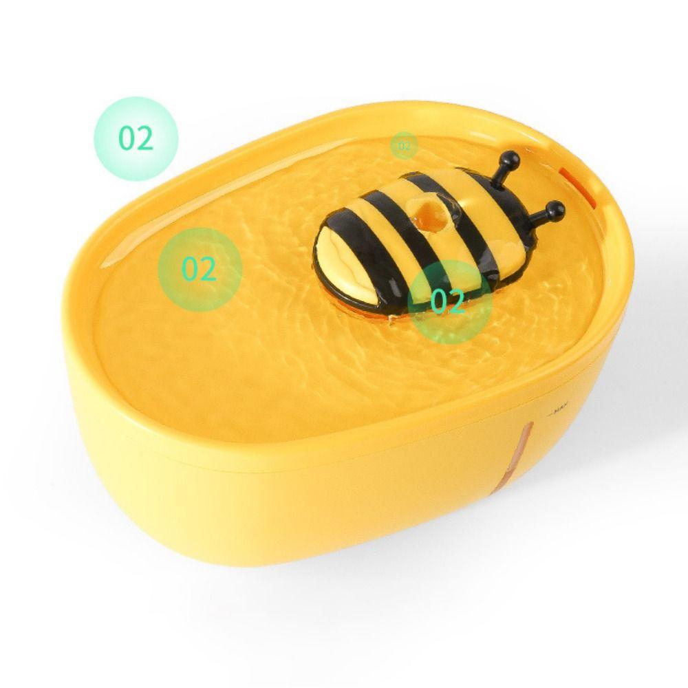 Ultra-Quiet Pet Water Fountain 2L Cat Automatic Waterfall Cat Bee Water Dispenser  For Puppy Cats