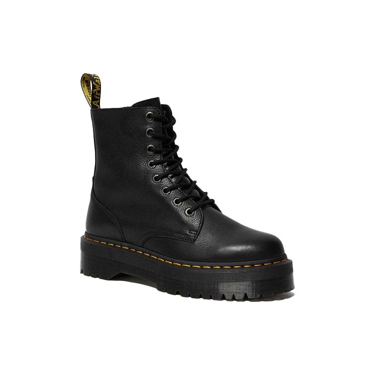 Dr. Martens Jadon 3 Pisa Leather Platform Boot Black Unisex Sneakers 26378001