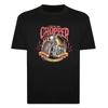 Men Chopper Motorcycle Graphic T Shirt Vintage Custom Bike Flame Print Biker Streetwear Cotton Tee