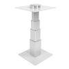 250 to 650mm RV Table Leg Manual Height Adjustable Heavy Duty Aluminum Alloy Table Base Stand Leg for Travel Trailer
