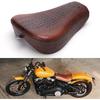 Motorcycle Crocodile Brown Driver Solo Seat Soft Front Cushion Compatible for Harley Sportster XL883 Forty Eight 48 XL1200X Seve