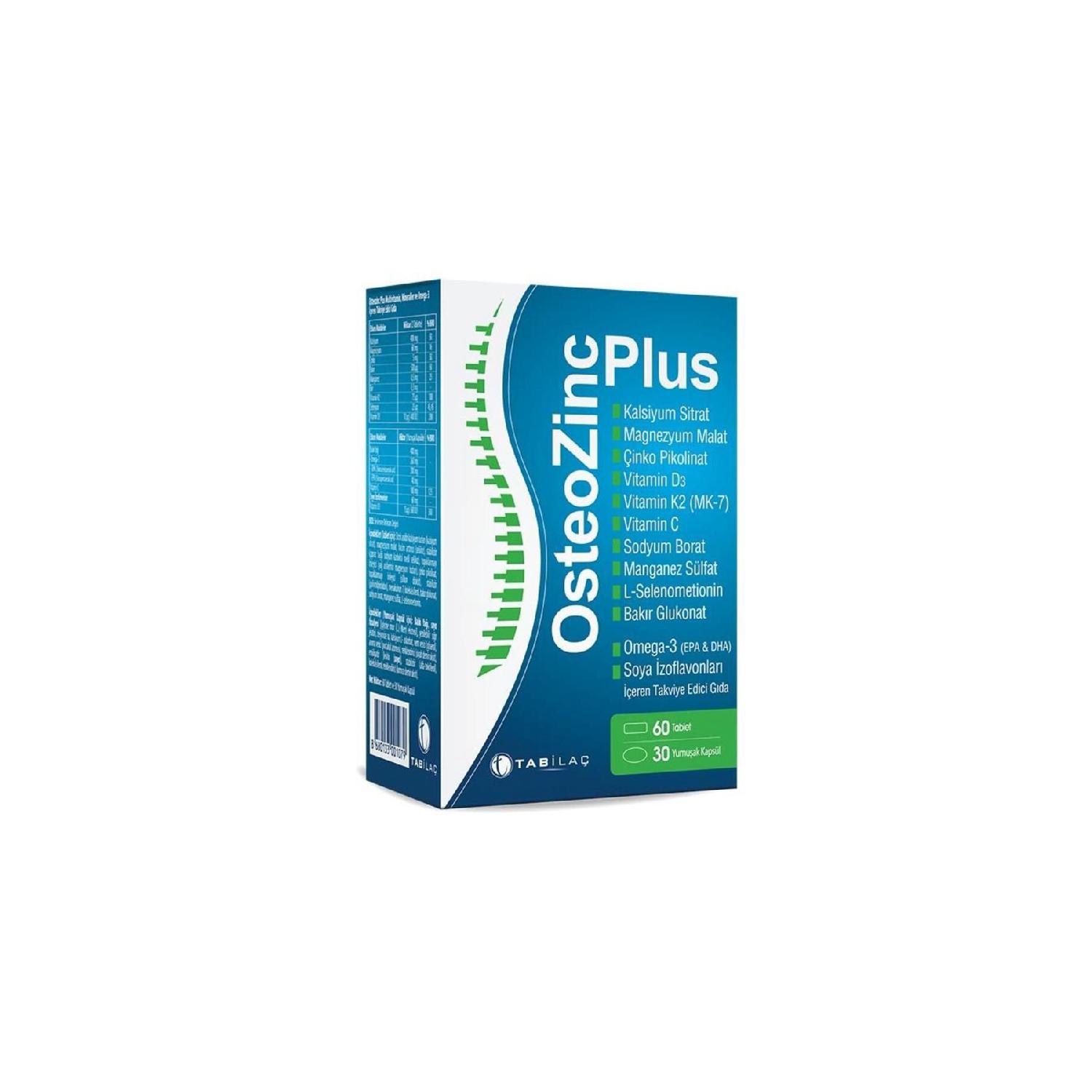 

Plus Multivitamin Minerals And Omega-3 Reinforcing Food 60 Tablets And 30 Capsules