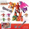 Five-in-One Mecha Alloy Dinosaur Toy: Transforming Robot Tyrannosaurus Rex Grimlock - Perfect Birthday Gift for Boys