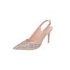 Fashion 2025 Bride Sequin Women Sandals Elegant Party High Heels Shoes for Women Fashion Pointed Anti-slip Shoes Luxury Designer Sandals