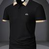 Men's Summer Fashion Shirt - Solid Color Casual Outdoor Sportswear, Button- Collar, Breathable Polyester