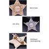 Broches de Estrela com Strass Pin de Lapela de Estrela de Cinco Pontas Broche Joias de Destaque para Mulheres