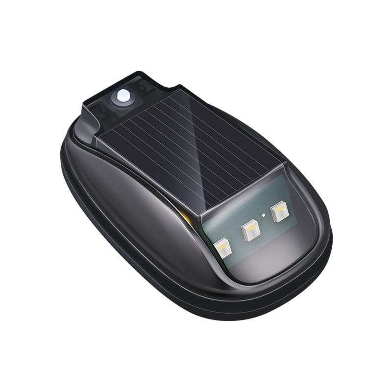 Solar LED Roof Top Strobe Light For Vehicle Emergency Warning No Wiring Needed Car Motorcycle Navigation Light