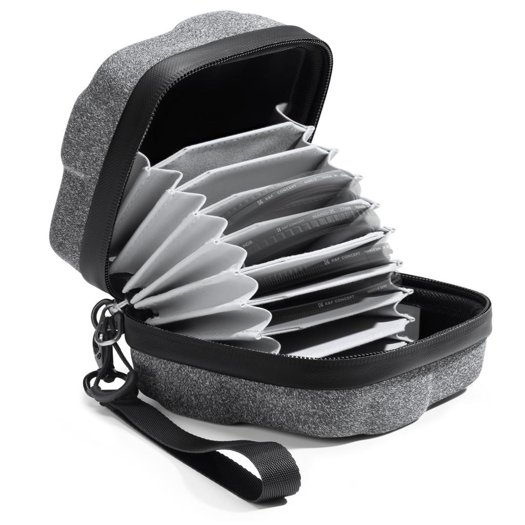 Concept Filter Holds 10 Fits Filters up to 95mm in Circular Filter Filter Lens EVA Abrasion Shockproof K&F Case, Filters, Diameter, Case, Camera/DSLR