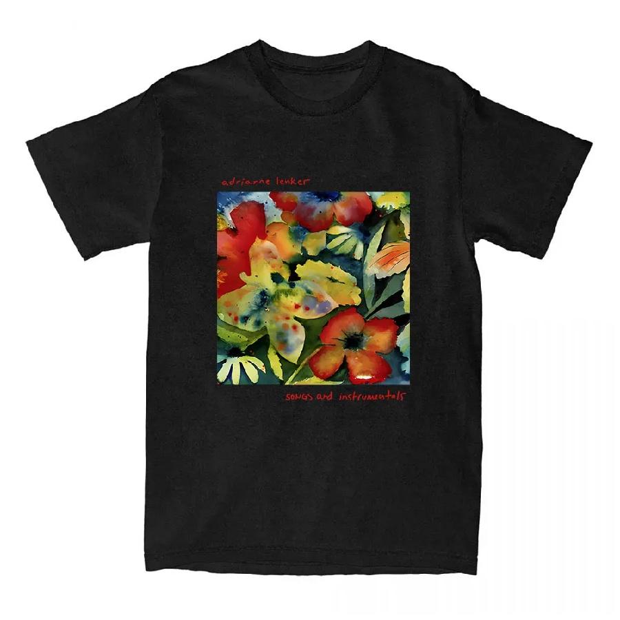 Unisex T-shirt Songs and Instrumentals Tshirts Singer Adrianne Lenker Print T-shirt Short Sleeve Cotton Soft T Shirts Women Men Tees Summer Top