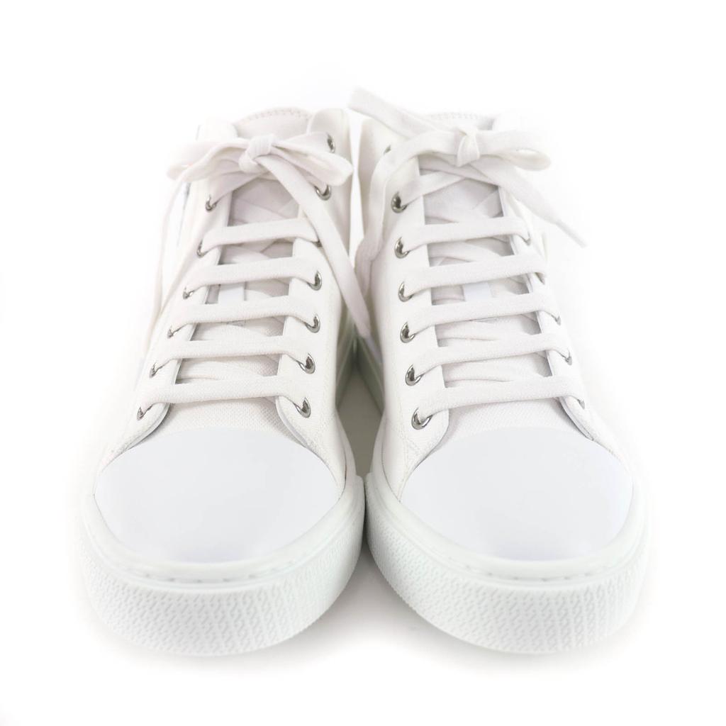 Excellent HERMES High Cut Sneakers Iriko White Women 37.5 Used