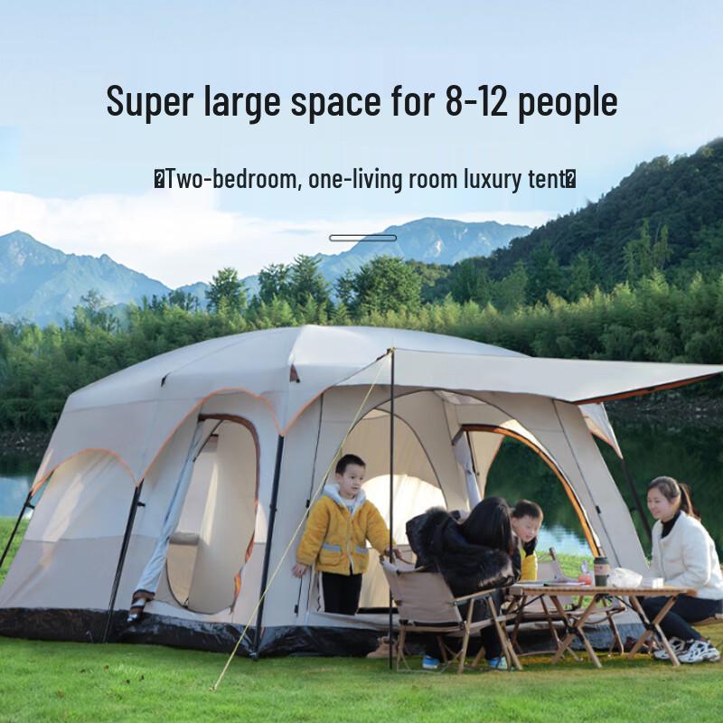 NEWHOPSON Portable Rainproof Outdoor Camping Tent