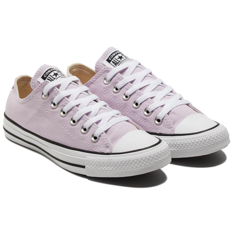 Converse Chuck Taylor All Star Trendy Low-Top Canvas Unisex Light Purple