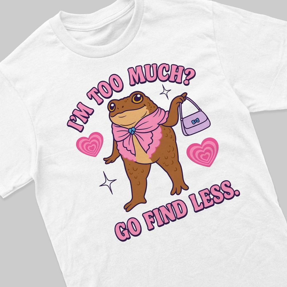 

Смешная жаба лягушка Я драма милая мужская и женская футболка L