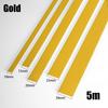 5M Mirror Wall Moulding Trim Gold Decorative Lines Strip Wall Ceiling Edge Strip  Living Room Decor
